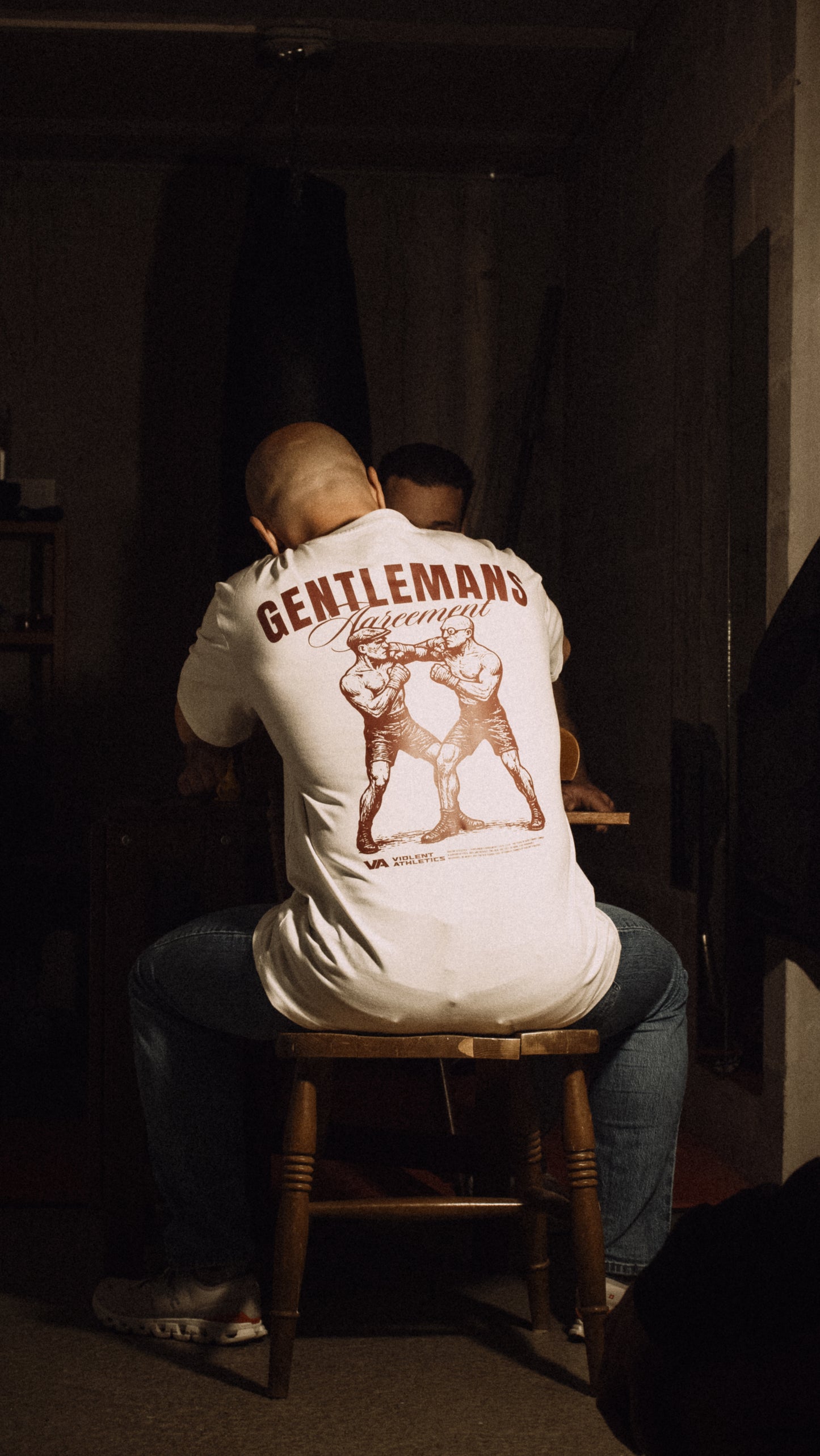 Gentlemans Agreement Oversized T-Shirt weiß