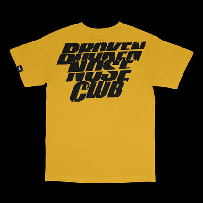 Broken Nose Club T-Shirt Gelb