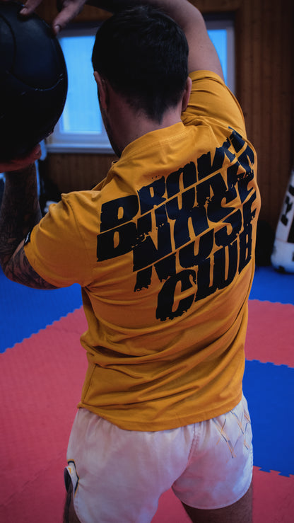 Broken Nose Club T-Shirt Gelb