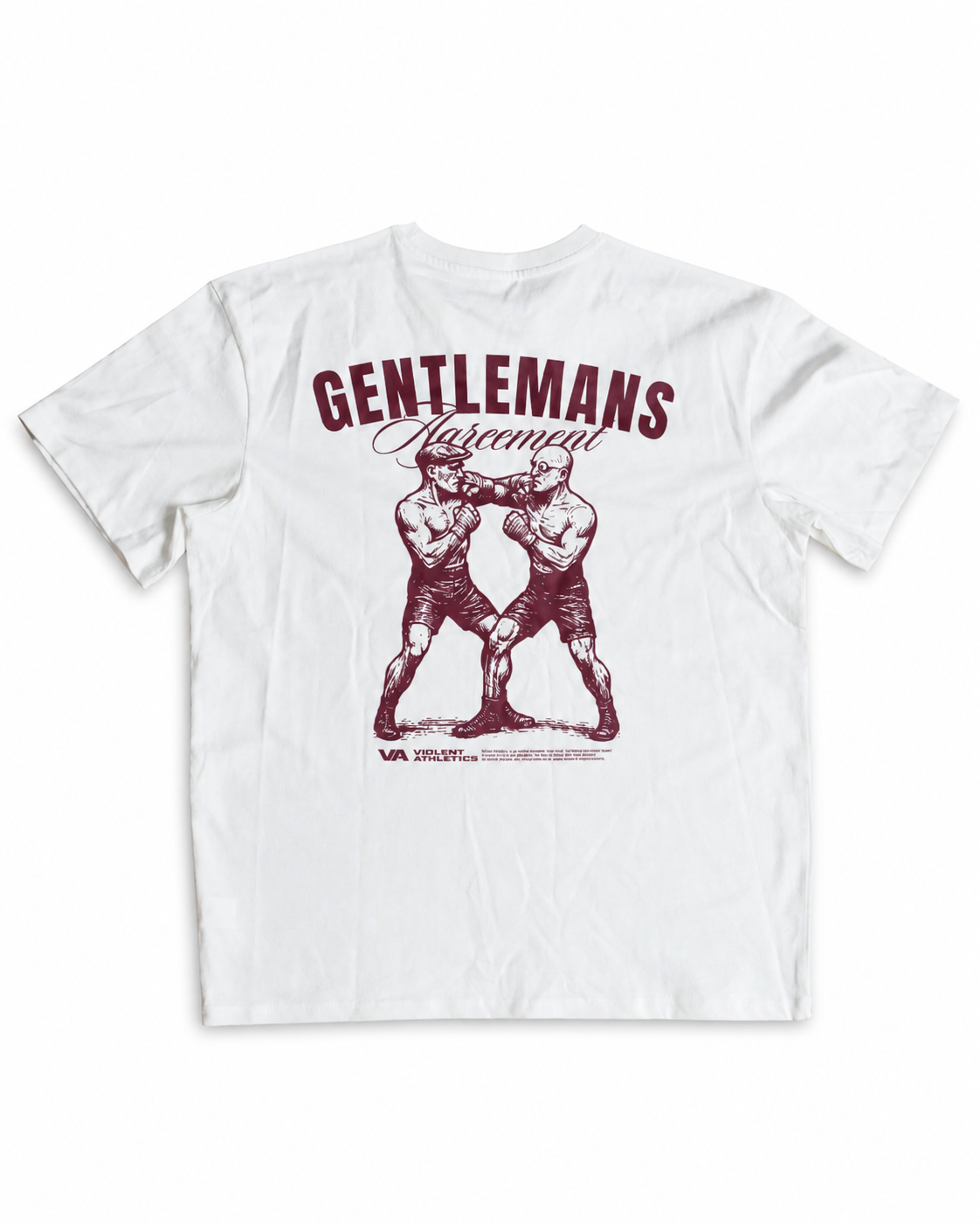 Gentlemans Agreement Oversized T-Shirt weiß