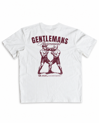 Gentlemans Agreement Oversized T-Shirt weiß