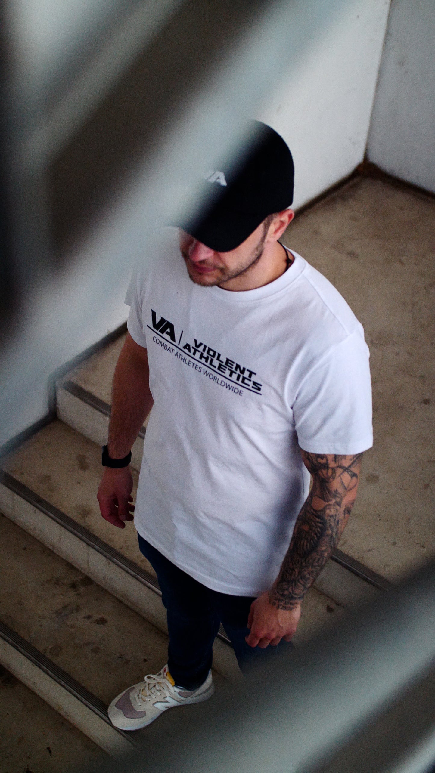 Combat Athletes Worldwide Shirt Weiß
